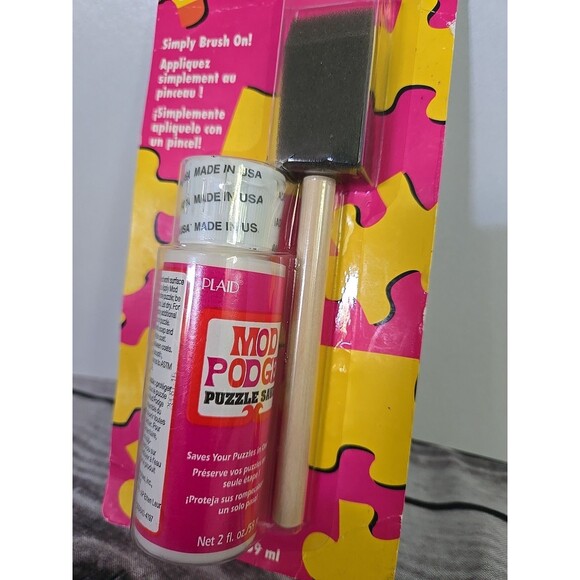 All In One Glue And Sealer Water Based Non Toxic 2 Oz For Puzzles And Crafts - Picture 7 of 7